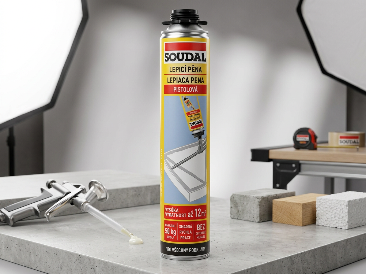 Pěna lepicí Soudal pistolová 750 ml