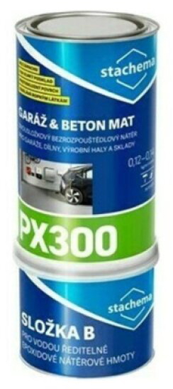Nátěr epoxidový Stachema PX300 RAL 7045 šedá mat 1 kg