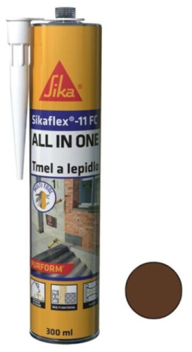 Tmel polyuretanový Sikaflex-11 FC Purform hnědý 300 ml