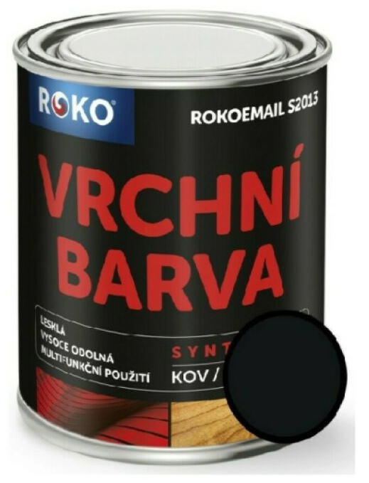 Email vrchní Rokoemail S2013 černá 0,6 l