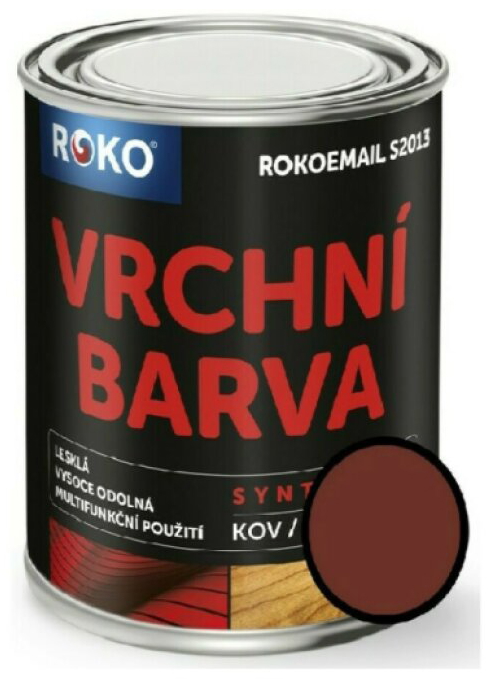 Email vrchní Rokoemail S2013 červenohnědá 3 l