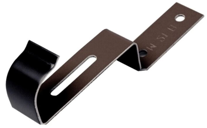 Příchytka hřebenových tašek CLAMP tmavě hnědá FIXING UNI