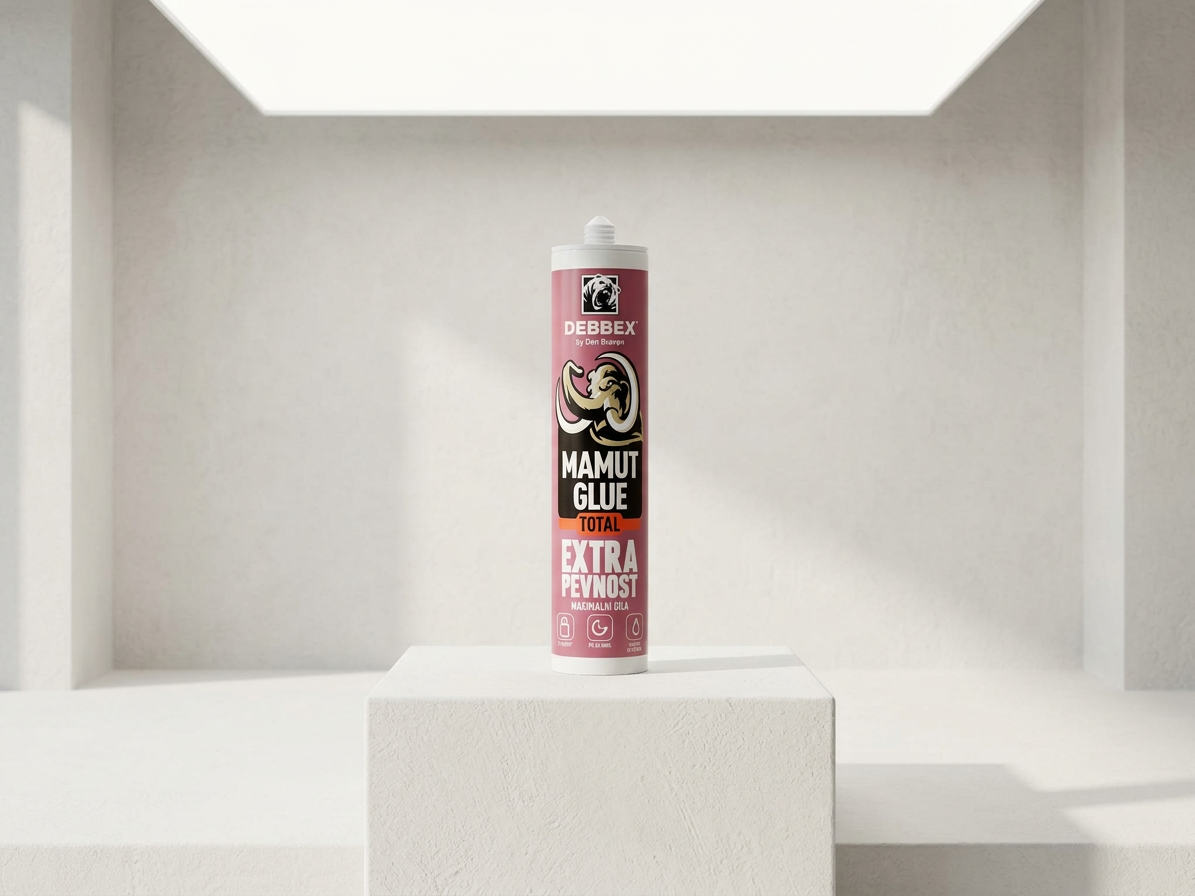 Lepidlo Den Braven MAMUT GLUE Total bílé 290 ml