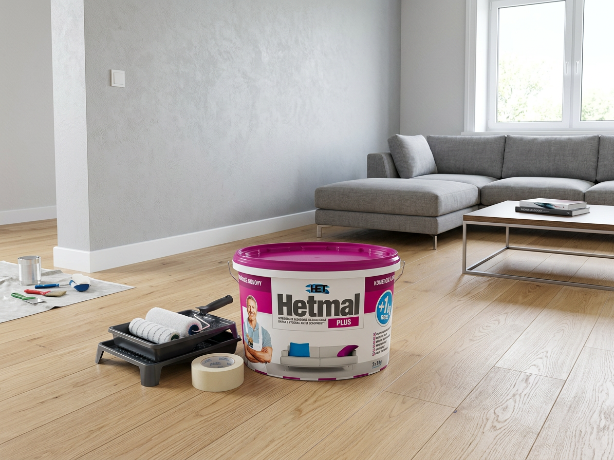 Malba interiérová HET Hetmal Plus bílá 7+1 kg