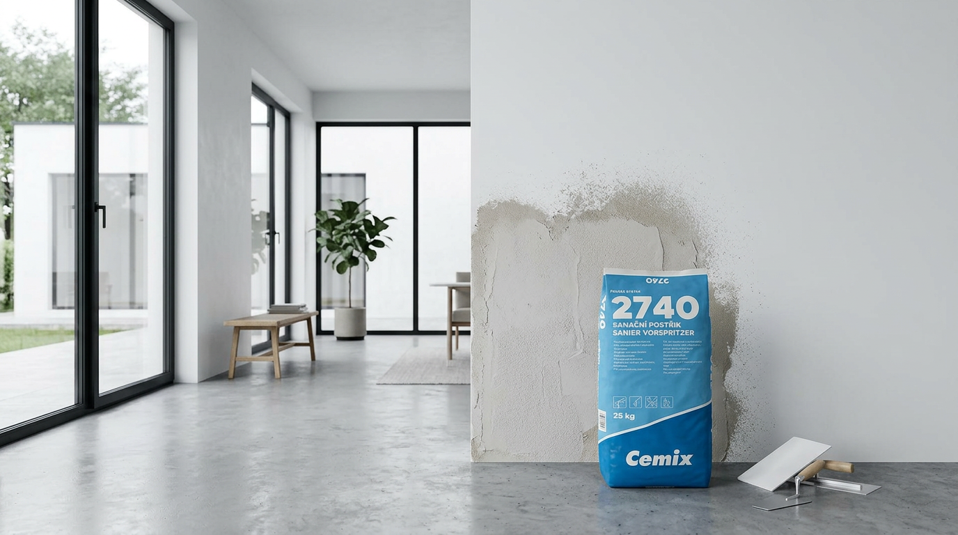 Postřik sanační Cemix 2740 – 25 kg