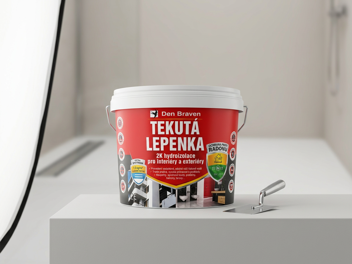 Tekutá lepenka Den Braven 2K hydroizolace 14 kg