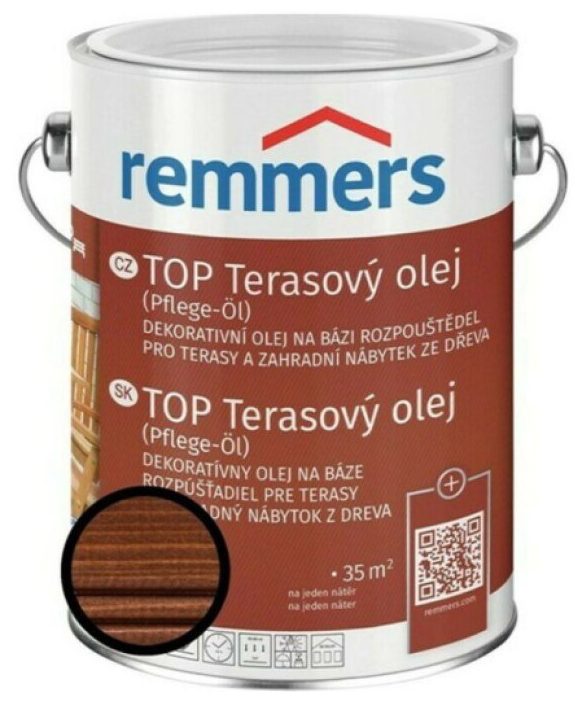 Olej terasový Remmers TOP rezavě hnědá 0,75 l
