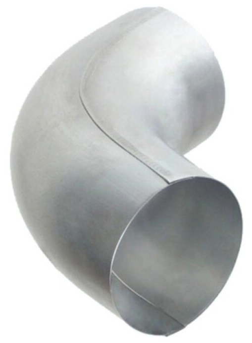 Koleno jednodílné FeZn Zambelli 72° průměr 120 mm