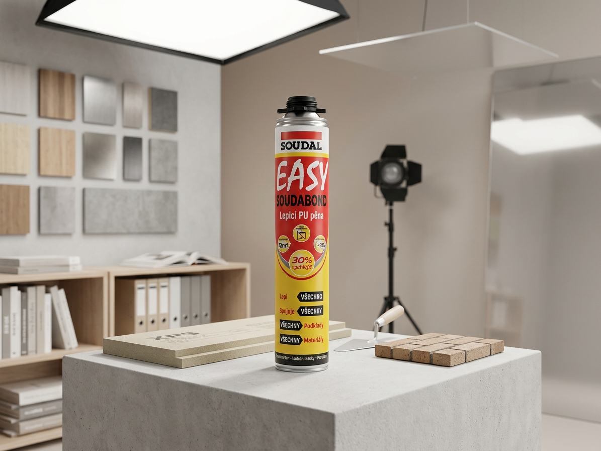 Pěna lepicí Soudal SOUDABOND EASY pistolová 750 ml