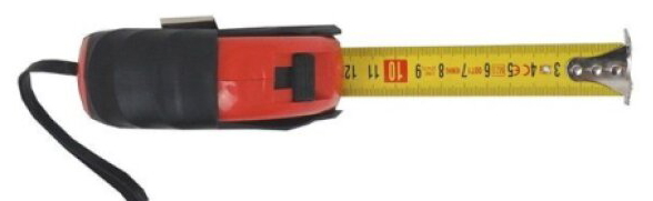 Metr svinovací s magnetem 25 mm x 10 m
