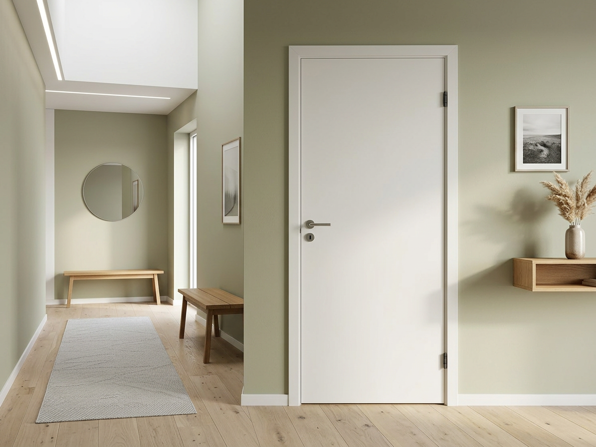Dveře plné hladké Doornite voština bílé levé 600 mm