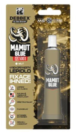 Lepidlo Den Braven MAMUT GLUE High Tack bílé 25 ml