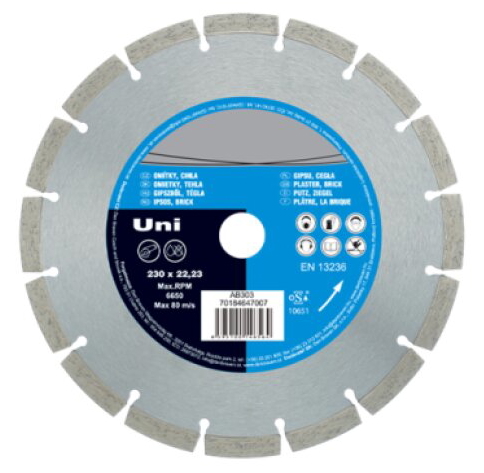 Diamantový kotouč řezný PROFI UNI 125 mm