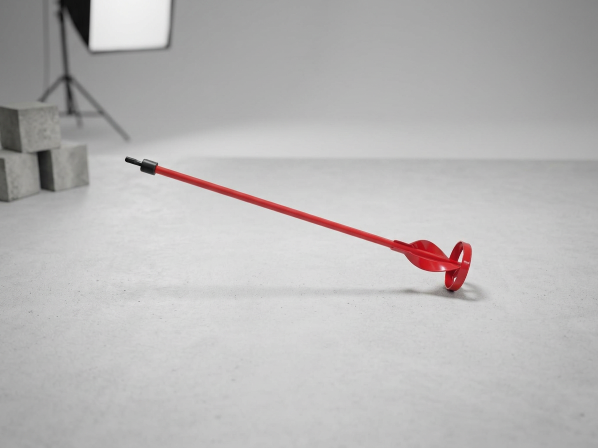 Míchadlo plechové lakované s kruhem 85 mm hobby