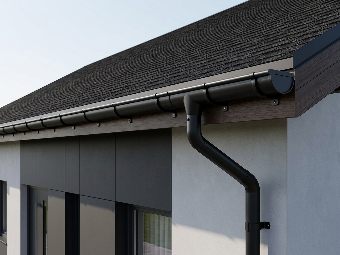 Žlab Robust 330/6m RAL 9005 černá