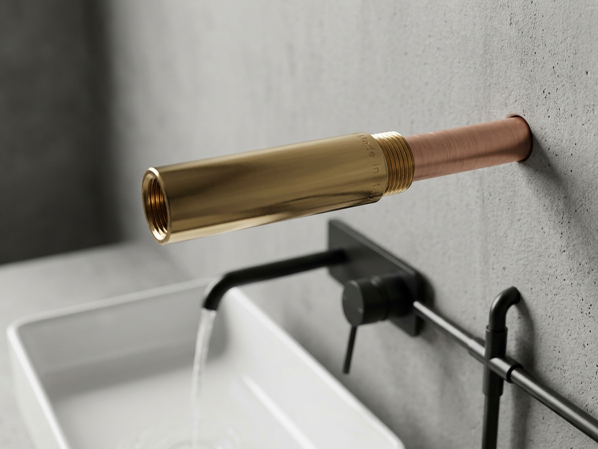 Prodloužení mosazné lesklé 3/4"×20 mm MF