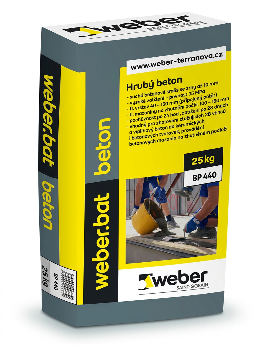 Beton C25/30 weberbat beton 25 kg