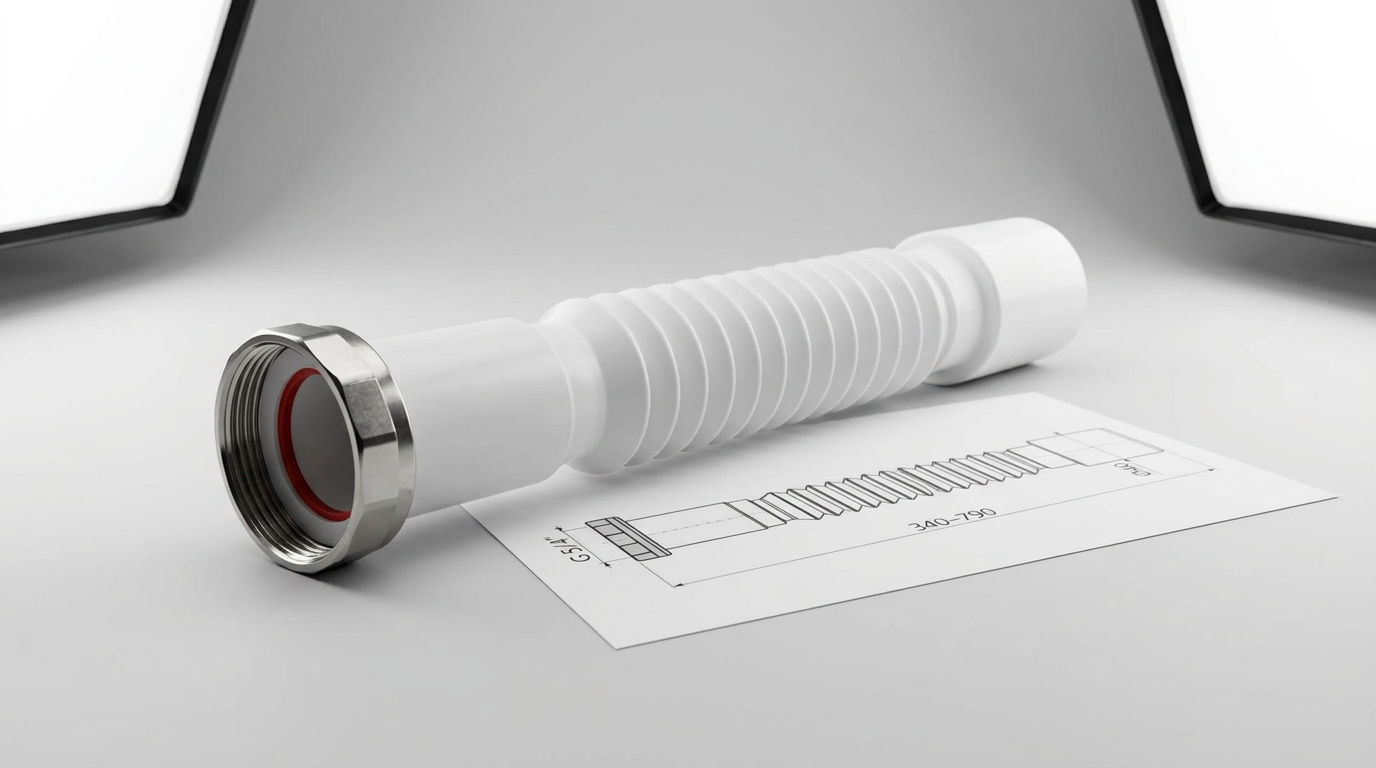Připojení flexi Alcadrain A740 Premium 5/4"×40 kovová matka