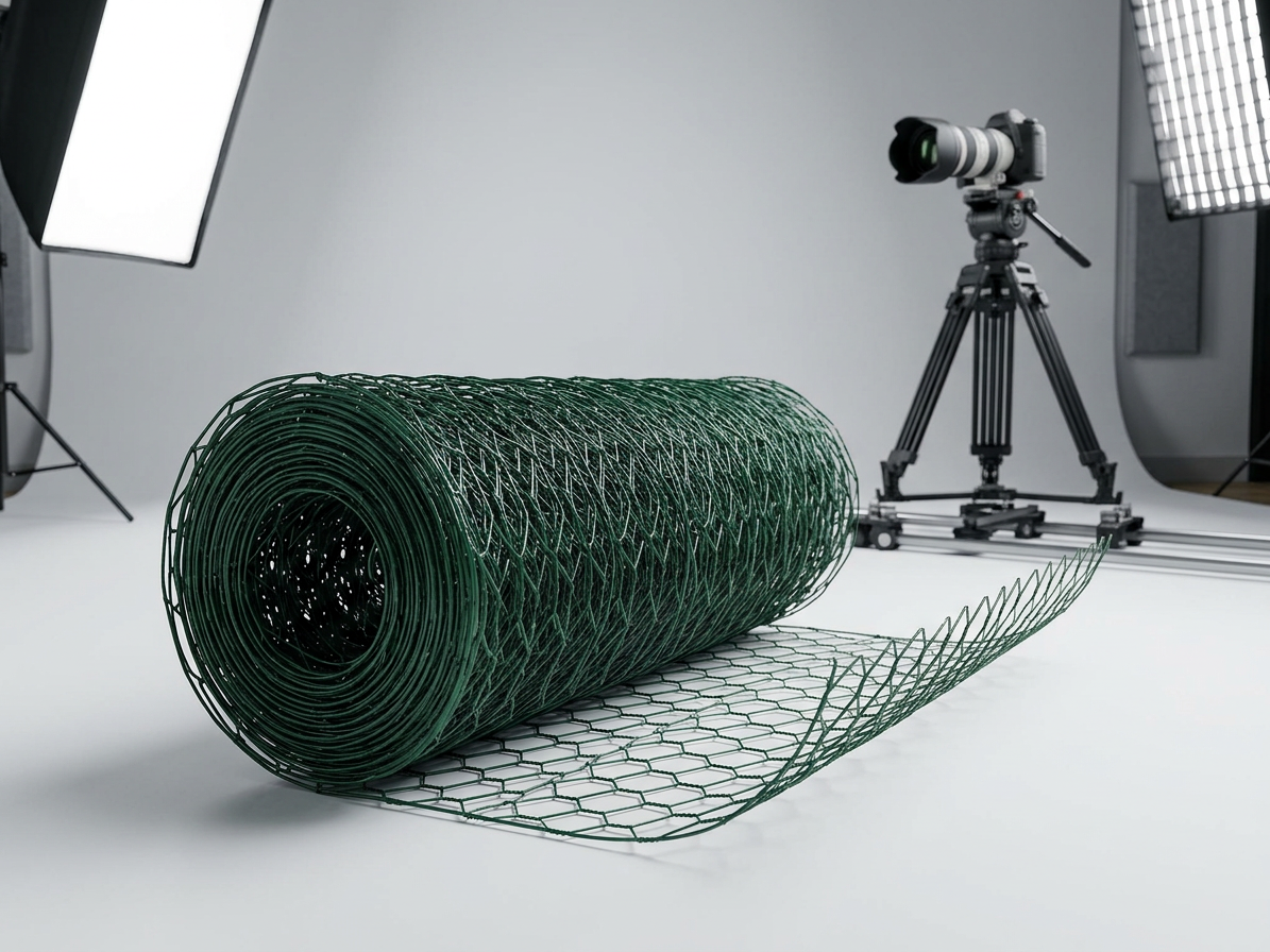 Pletivo králičí poplastované zelené výška 0,5 m 16/0,9 mm 25 m