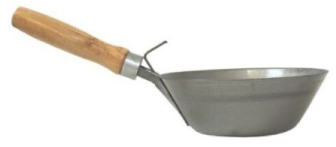 Naběračka s rukojetí ocelová 160 mm