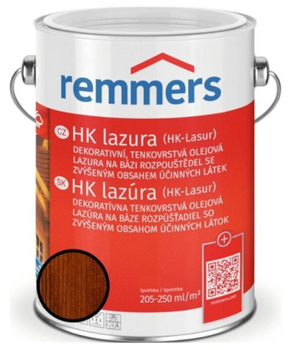 Lazura tenkovrstvá Remmers HK lazura kastanie 5 l