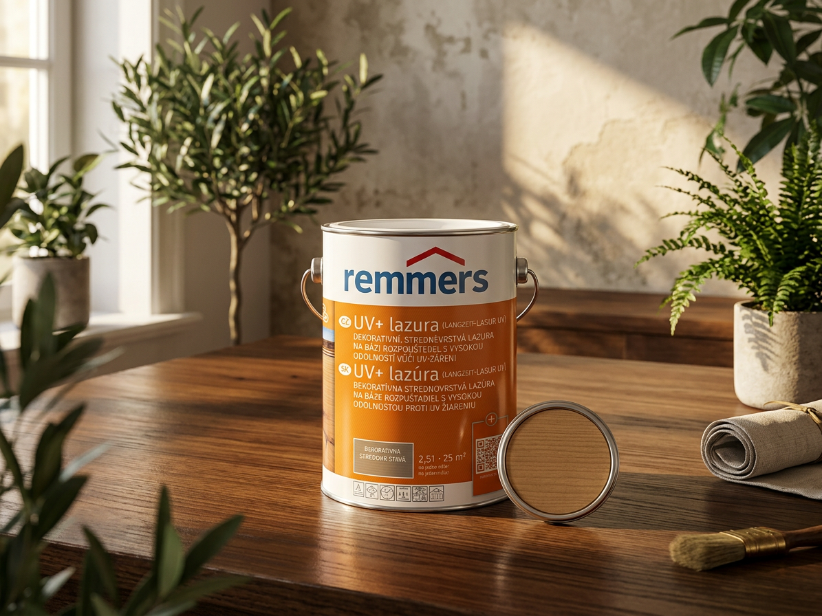 Lazura středněvrstvá Remmers UV+ bezbarvý 0,75 l