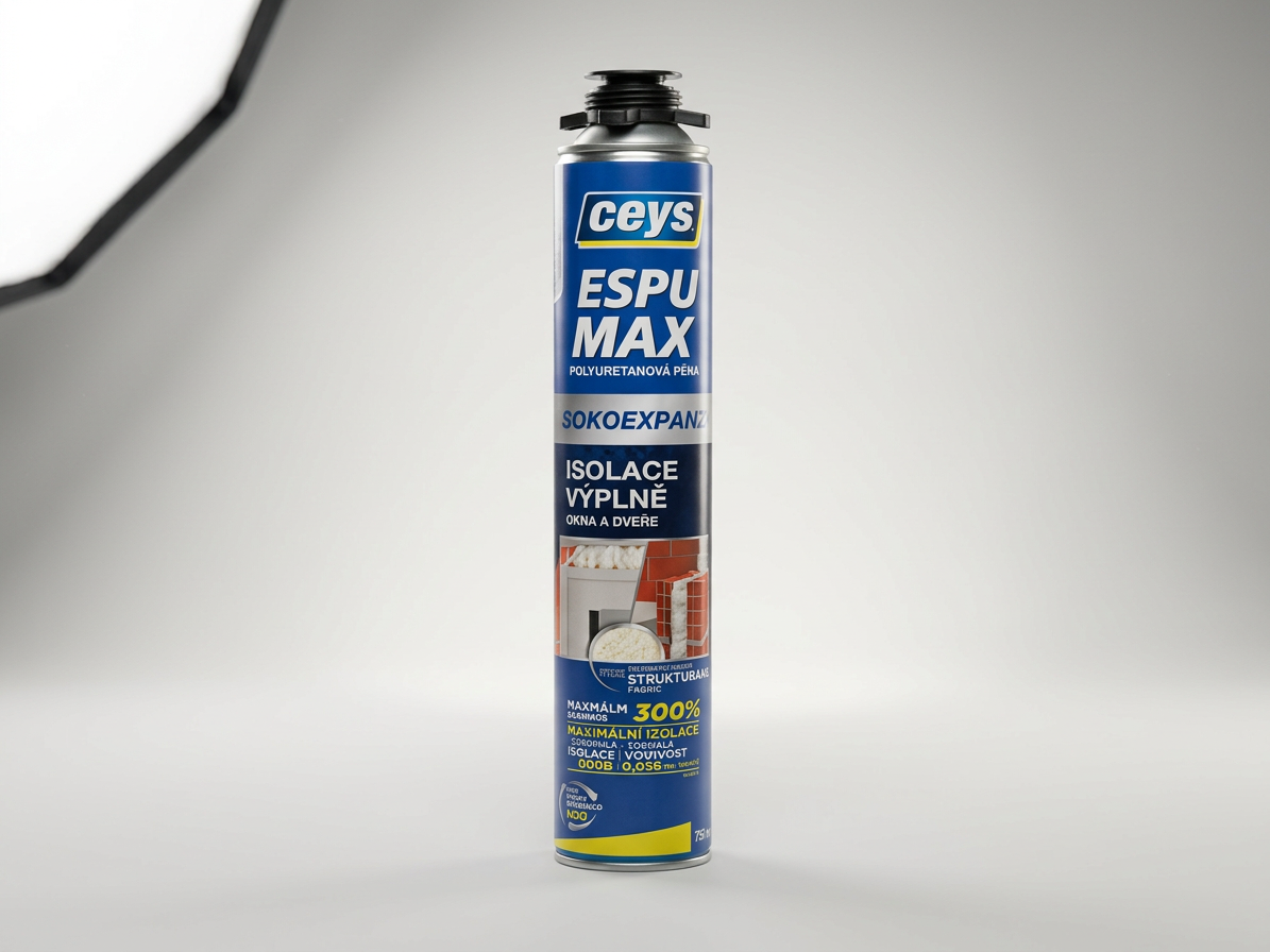 Pěna montážní vysokoexpanzní Ceys ESPUMAX pistolová 750 ml