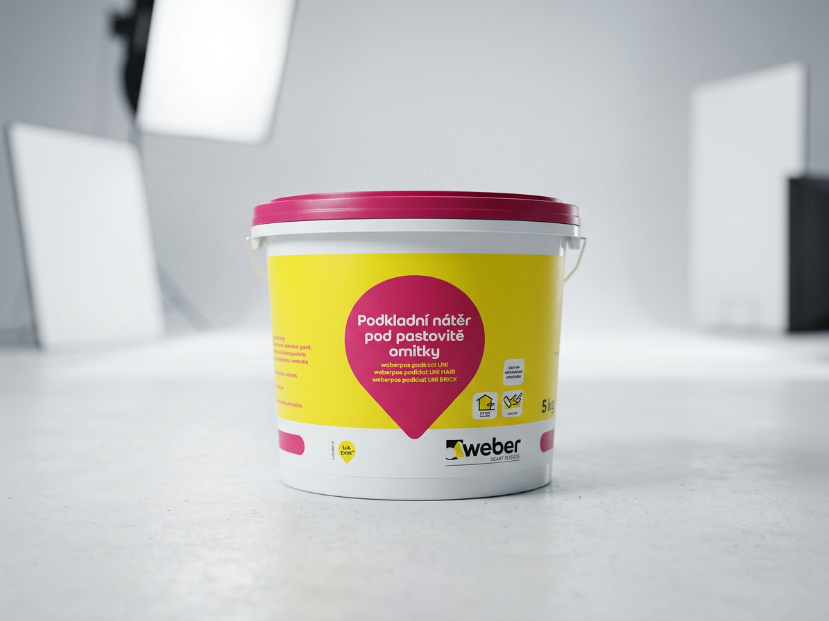 Nátěr základní žlutý weberpas podklad UNI 5 kg