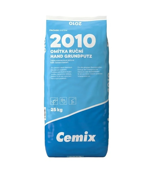 Omítka jádrová ruční Cemix 2010 – 25kg