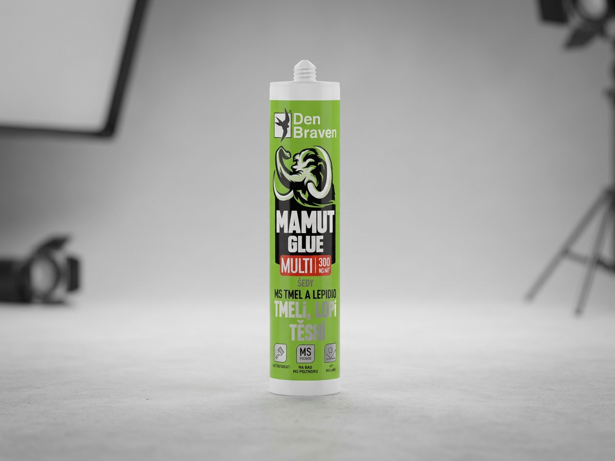 Lepidlo Den Braven MAMUT GLUE Multi šedý 290 ml