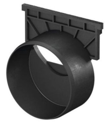 Stěna čelní plastová ACO Self s odtokem DN/OD 110