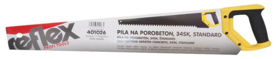 Pila na pórobeton s plastovou rukojetí 34 SK břitů standard