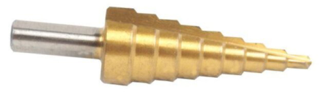 Vrták stupňový HSS do kovu 4 – 20 mm 9 stupňů