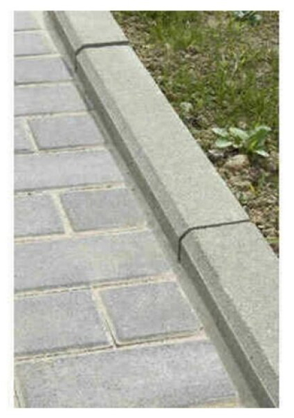 Obrubník betonový BEST LINEA II standard přírodní 80x1000x250 mm