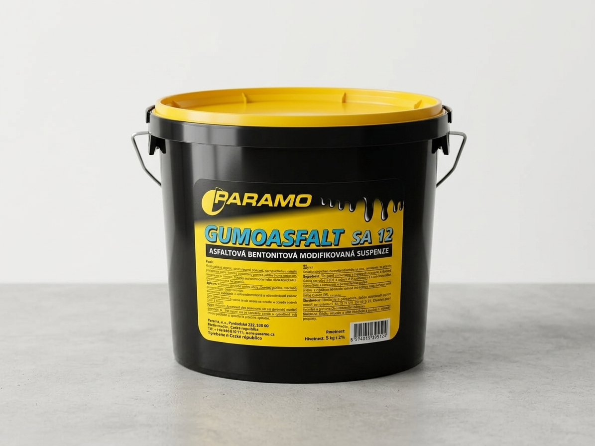 Suspenze asfaltová gumoasfalt SA 12 – 10 kg černá