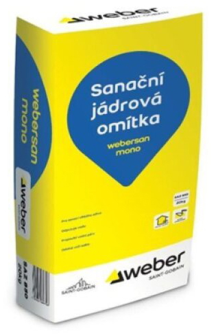 Omítka sanační webersan mono 20 kg