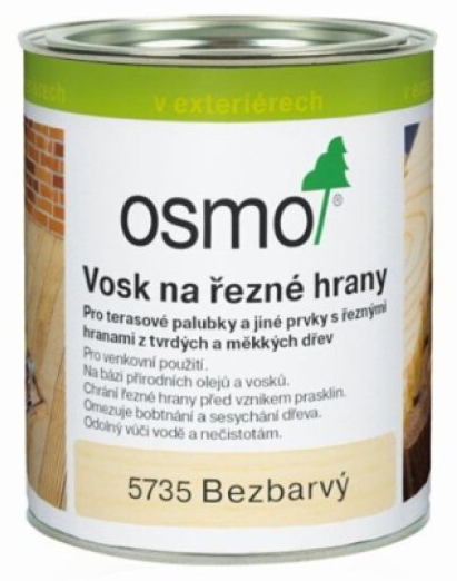 Vosk na řezné hrany Osmo 5735 bezbarvý 0,375 l