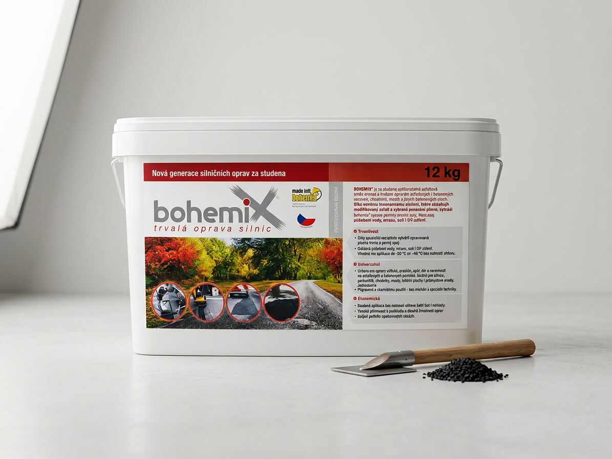 Bohemix studená obalovaná asfaltová směs 12 kg/bal.