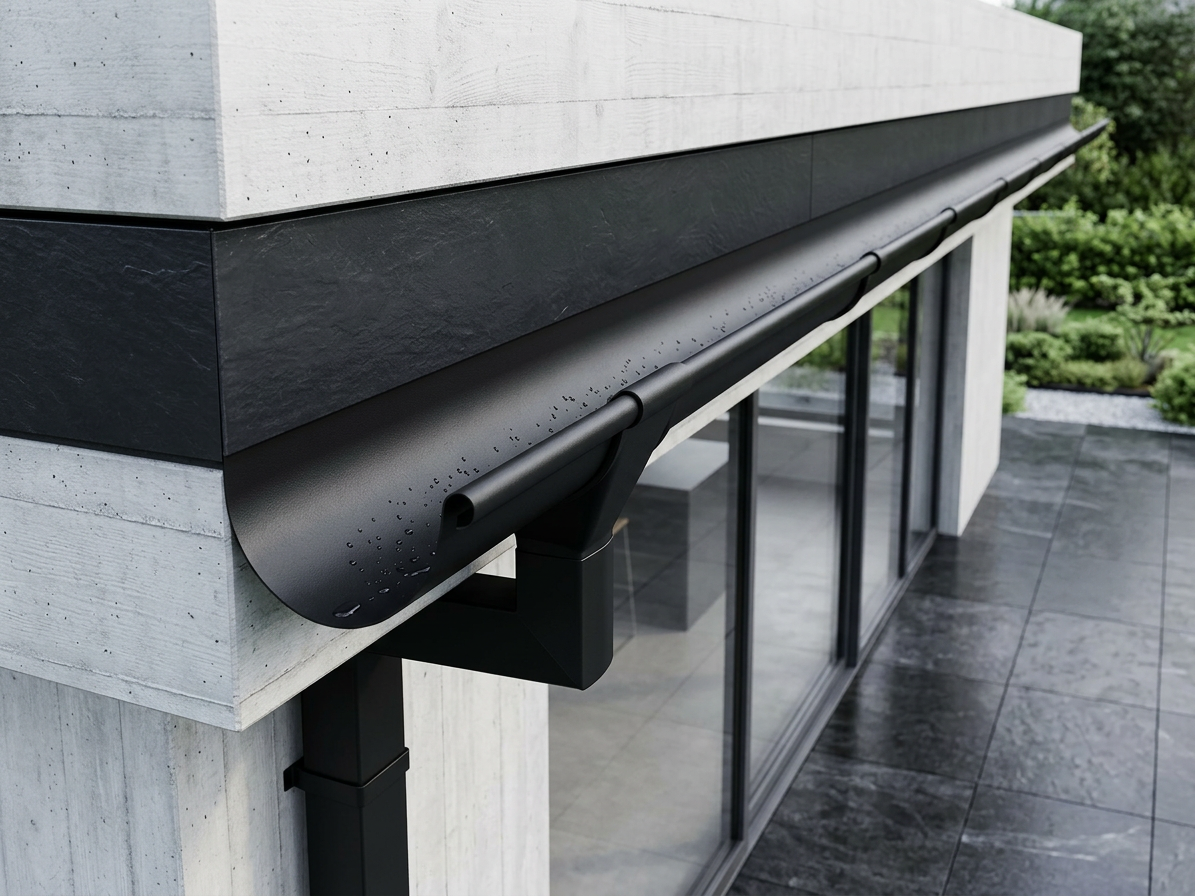 Žlab Robust 330/6m RAL 9005 černá