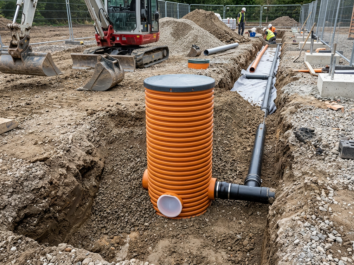 Šachta drenážní Basic-control DN 300 bez lapače písku