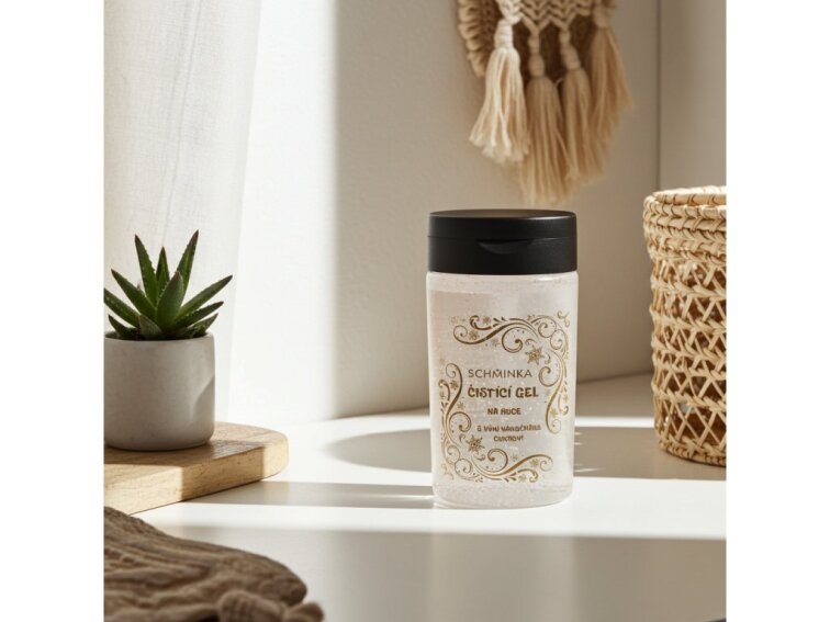 Desinfekční gel na ruce s vůní vánoční cukroví - vánoční edice