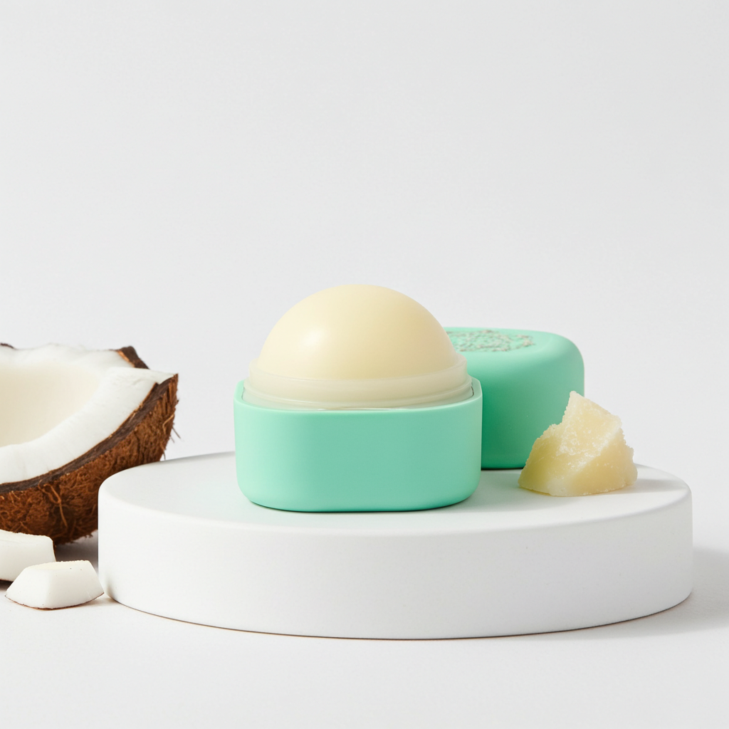 Balzám na rty s bambuckým máslem - Kokos