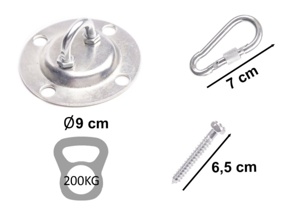 Stropní upevňovací houpací řetěz 200 kg