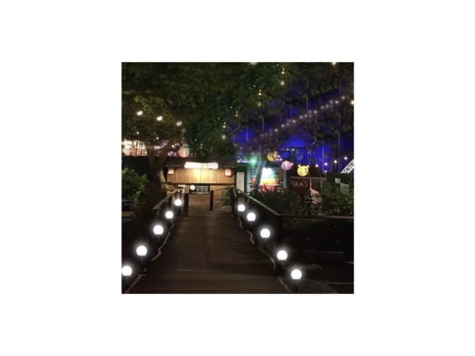 Solární zahradní lampa - koule, sada 6 ks. 23562