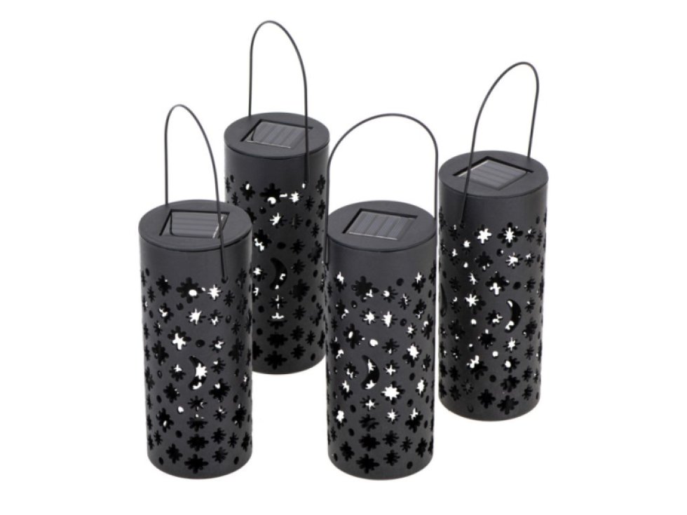 Solární lucerny hvězdy měsíce 4ks.