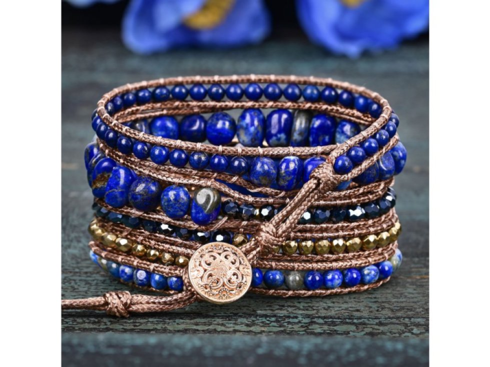 Wrap náramek Lapis Lazuli