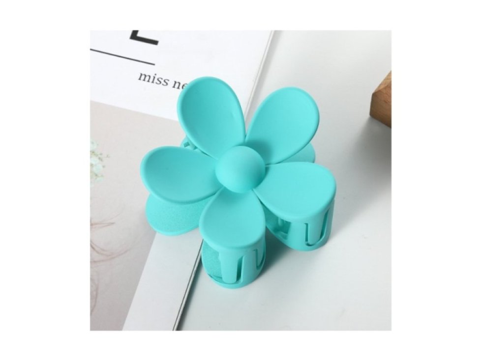 Spona do vlasů klips XL květ 7x7,5 cm SP315