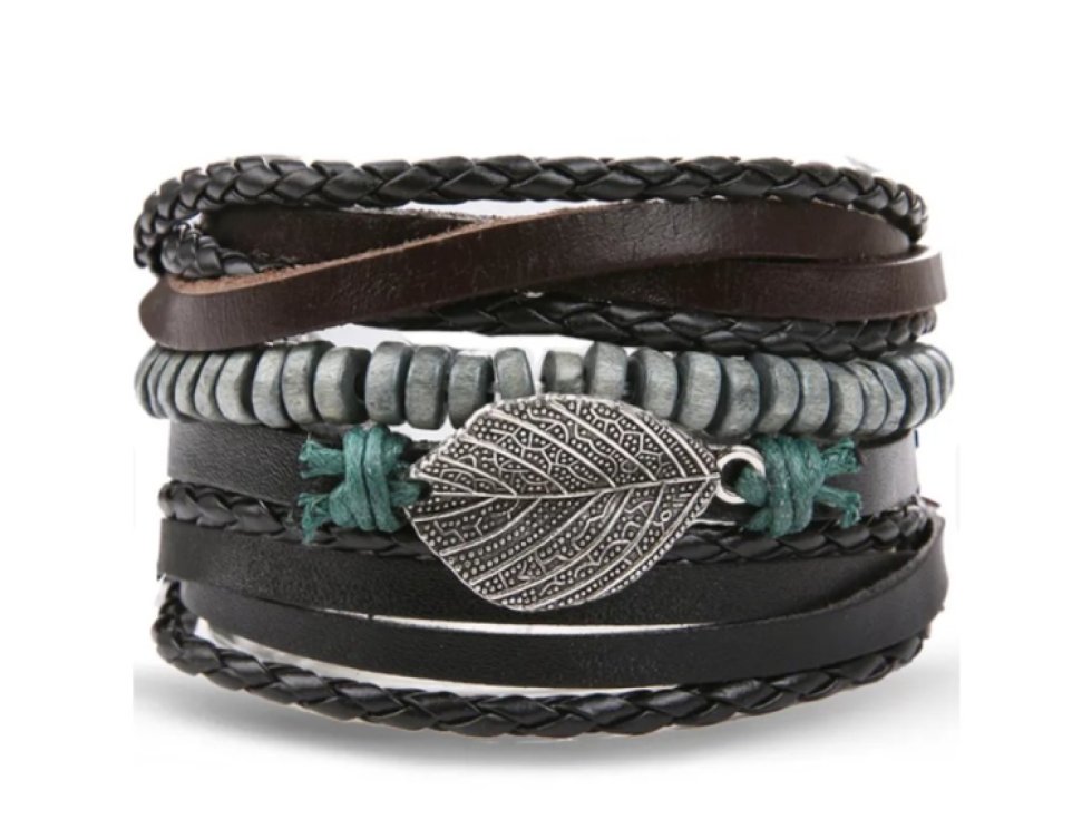 Set pánských náramků Lista II - 5 v 1