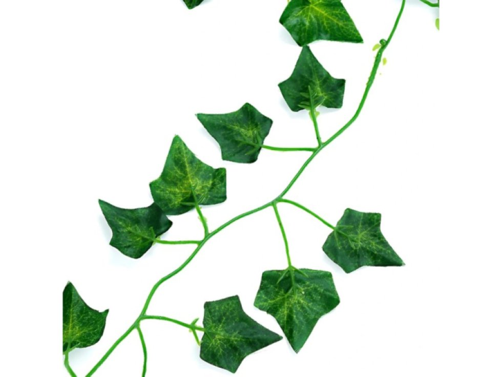 Závěsné listy břečťanu na věnec, 6 kusů, zelená, délka 210 cm