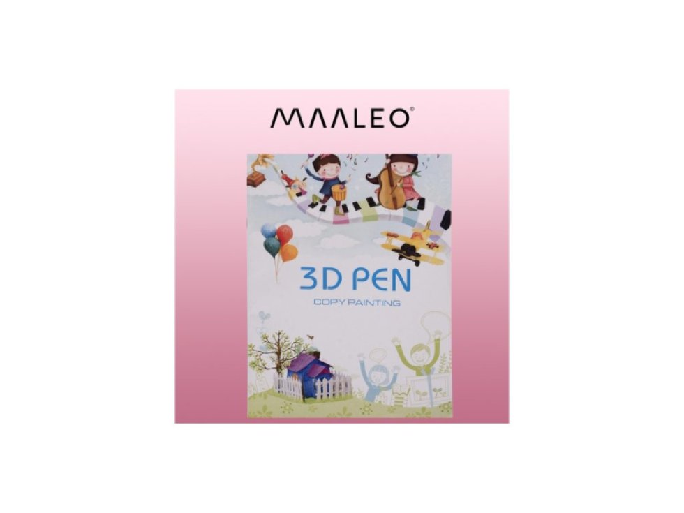 Kniha se šablonami pro 3D pero Maaleo 22734